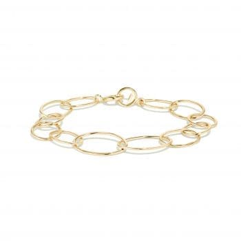 Large Multi Link gold Bracelet